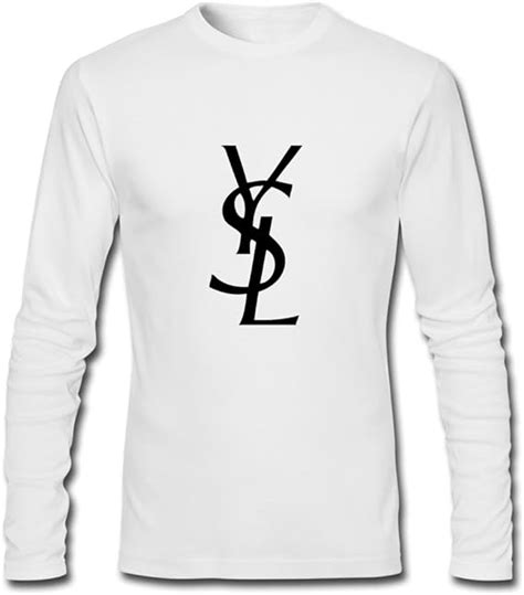 yves saint laurent mens tee|Saint Laurent long sleeve shirt.